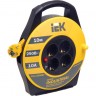 Катушка IEK УК10 с термозащитой 4 места 2P+PE/10м 3х1,5мм2 INDUSTRIAL - WKP15-16-04-10