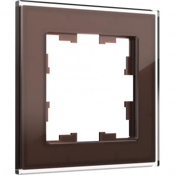 Рамка 1-м IEK BRITE РУ-1-2-БрТБ