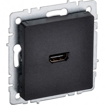 Розетка HDMI IEK BRITE РHDMI-0-БрЧ черный - BR-H10-K02 Розетка HDMI IEK BRITE РHDMI-0-БрЧ черный - BR-H10-K02